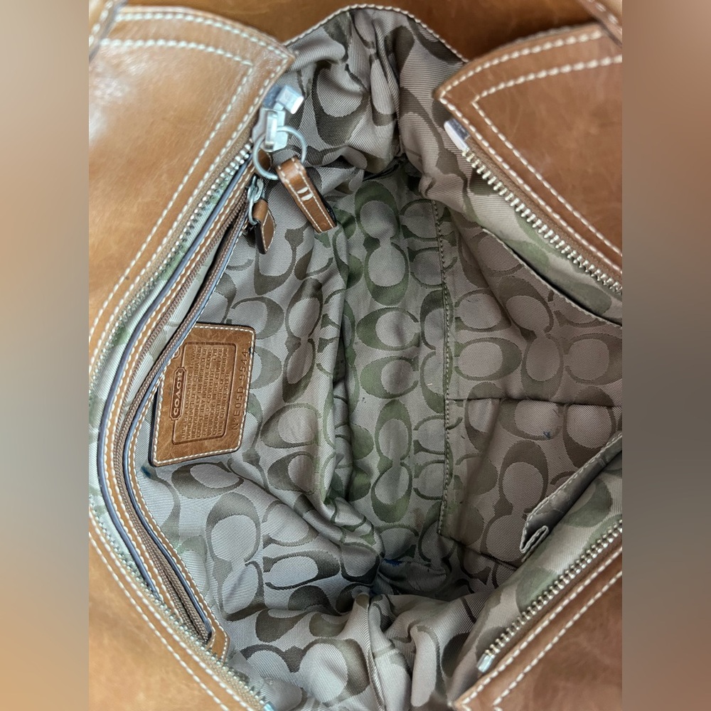 Vintage Coach 9544 Soho Leather Tote - Picture 8 of 11